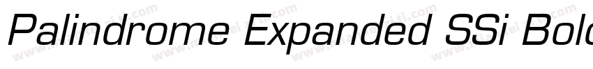 Palindrome Expanded SSi Bold Expan字体转换